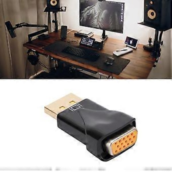 DisplayPort til VGA Adapter 1080P Konverter Display Port til VGA Adapter