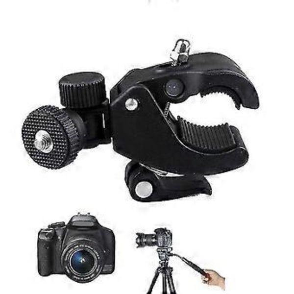 Kamer Superklämma Stativklämma För Hållning av LCD-skärm/DSLR-kameror/DV-verktyg Ny