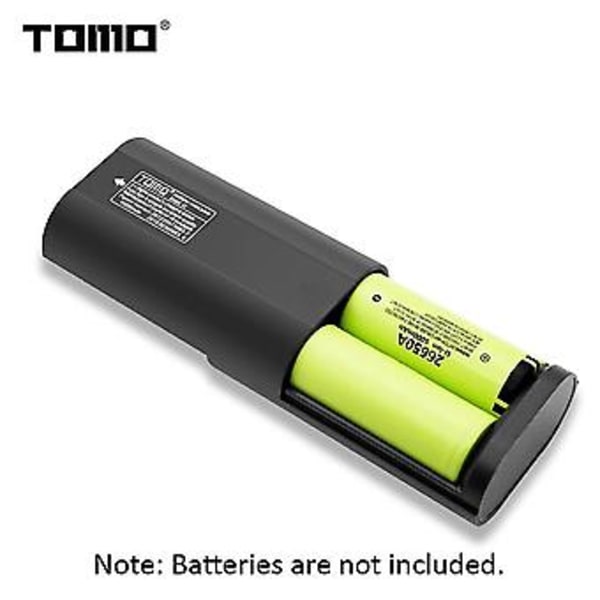 A2 Power Bank 2 X 26650 Litiumbatteri LCD-skärm - USB-ingång Dubbel Utgång DIY Smart Portab