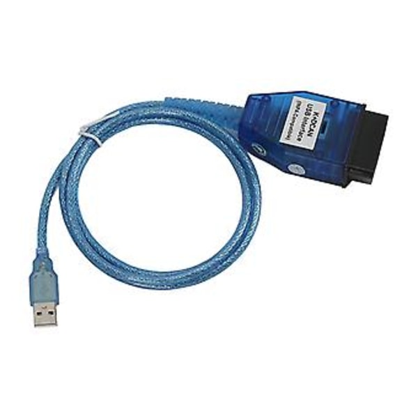 OBD Diagnostikadapter, K D CAN OBD2 Bil Diagnostikverktyg KCAN Diagnostikkabel Exceptionell Tillförlitlighet