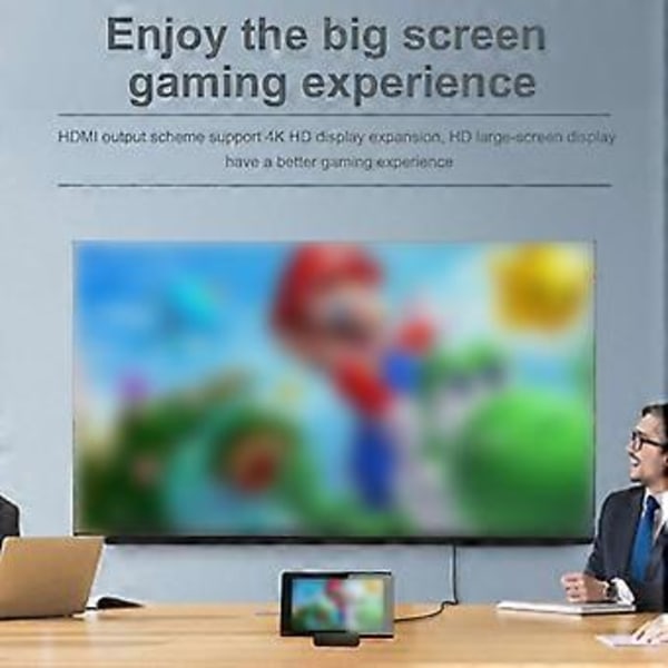 HDMI-kompatibel videokonverterare för Switch/Switch Lite värdladdningsdocka
