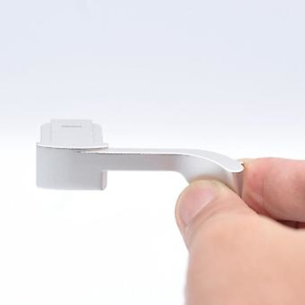 Metall Tummen Upp Blixtskofäste Handgrepp Blixtsko Adapter För Q2 Kamera Blixtskofäste Silver