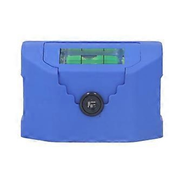 Multifunksjonell Lasermarkør & Krysslinjelaser, 120° Bred Vinkel, Mini, Innebygd Batteri, Blå - for Presis Nivellering & Markering