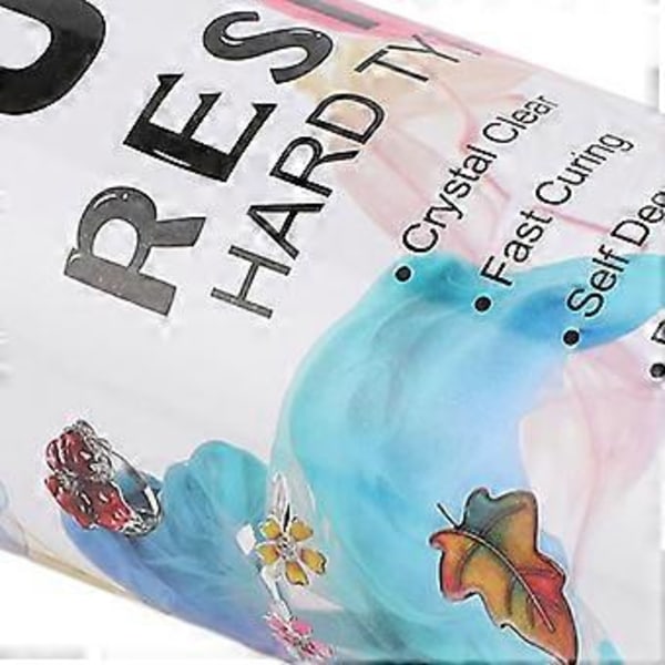UV Resin Handgjord DIY Transparent Färg Anti-gulning Snabbhärdande Klar UV-lim Adhesive för Hantverksdekorationer 100g