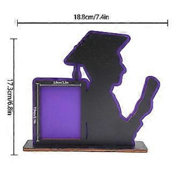 5 STK Klasse for Graduation Ramme Trebord Graduation Bilderamme Hjem Skrivebord Ornamenter Passer Vertikalt Portrett