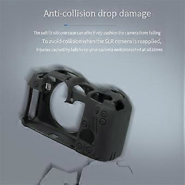 Kameraskyddsfodral Silikonfodral Kroppsskydd Ram för R8-kamera