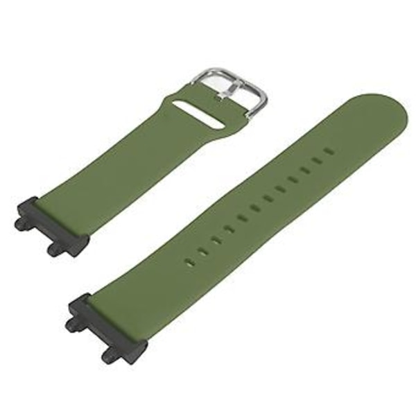 Pehmeä silikoninen kellon ranneke, säädettävä korvaava ranneke, sopii Amazfit T Rex 2 -älykelloon, OD-vihreä