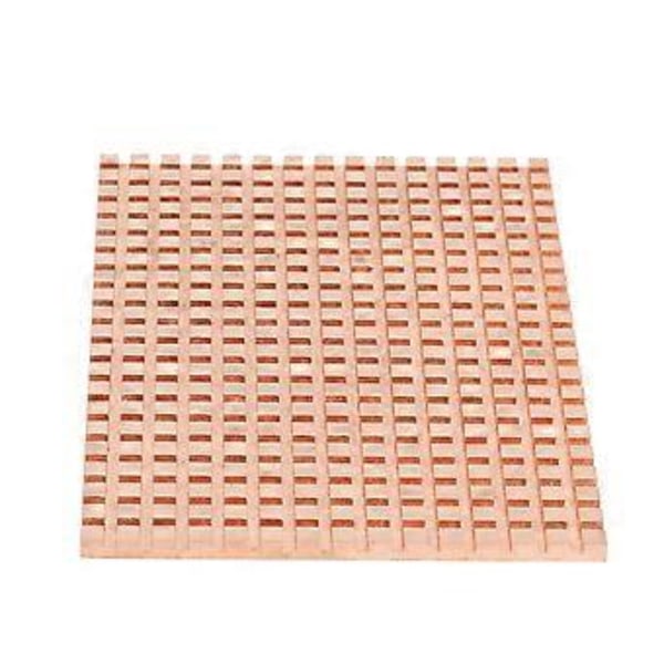 100X70MM Ren Koppar Radiator Kylflänsar PC Htpc Laptop Notebook Mekanisk SSD Hårddisk Router Kylare (3MM)