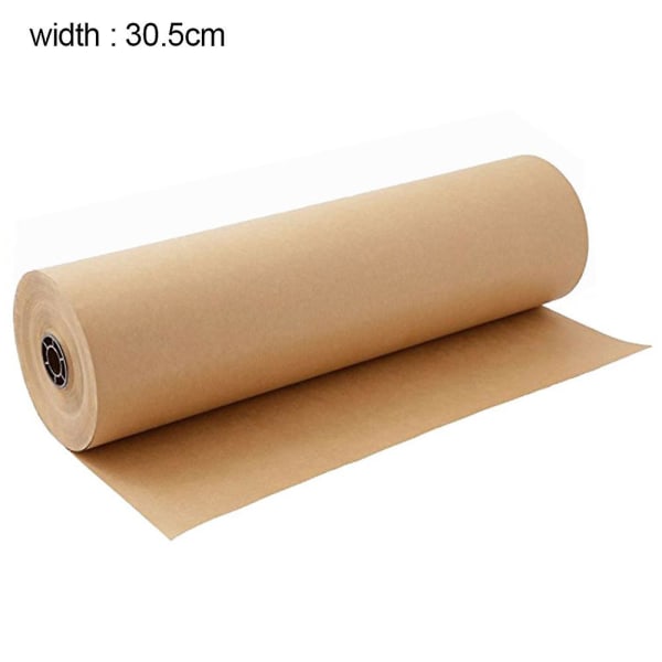 Ruskea voimapaperirulla 12\"\" x 1200\"\" (100 jalkaa) - Ihanteellinen lahjapaperiin, askarteluun, postitukseen