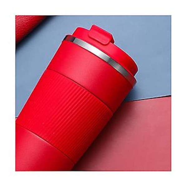 510ml Dubbelväggig Rostfritt Stål 304 Mugg Läcksäker Halkfri Bil Vakuumflaska Resa