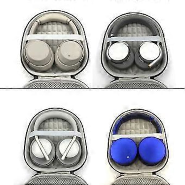 Hovedtelefon EVA Etui Hårdt Shell Organizer Pose Beskyttende Cover til MDR-1AM2 & MDR-XB450AP Gaming Headset