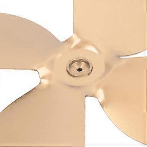 Vifteblad for ovn, aluminiumslegering, 4 blader, sett med sekskantnøkkel og skrue for utskifting, gull