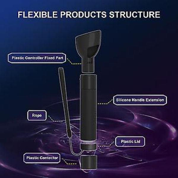 Dual Saber Extens Grip For Pro Tilbehør Spille Beat Saber Spill S Vr A
