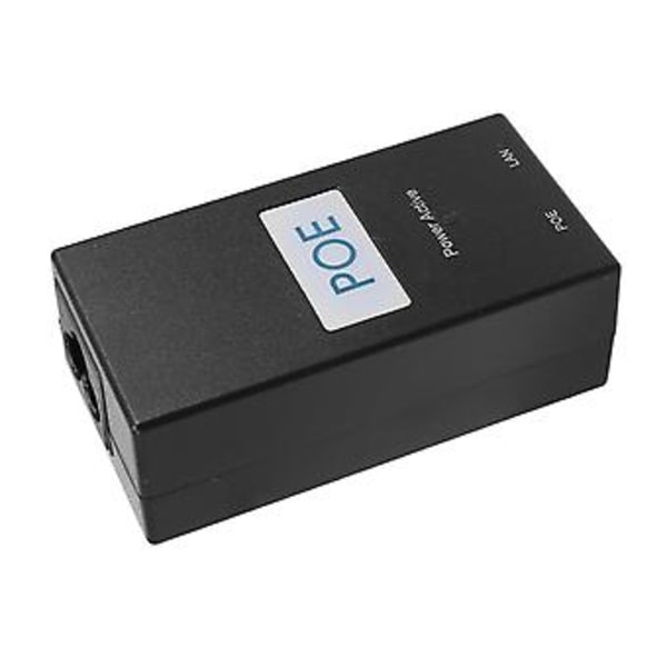 48V 0.5A Desktop PoE-injector Etet-adapter Övervakning CCTV för IP-kamera