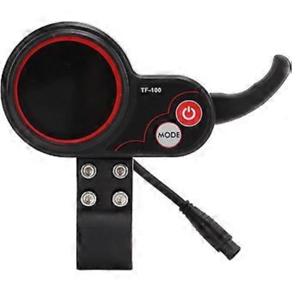 E-scooter Dashboard 6 Pin Plugg Vanntett, tf-100 Display, elektrisk Scooter Instrument Display Panel For M4 Scooter Reservedeler Og Skateboard Tilbehør