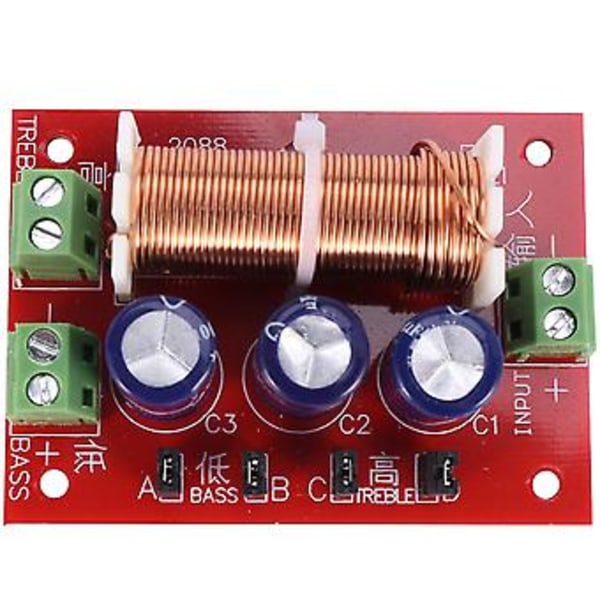 2kpl 400W Ser Over 2 Way O Adjment Diskanttikaiuttimet Sers Suodatin Jakotaajuus F