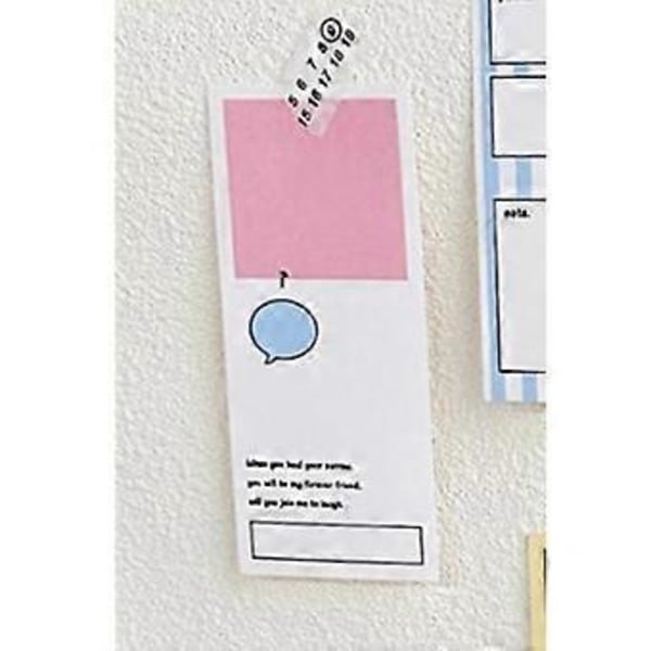 Skriv ner idéer var som helst: Söt bärbar fickanteckningsbok - Perfekt mini-memoblock för studenter och presenter
