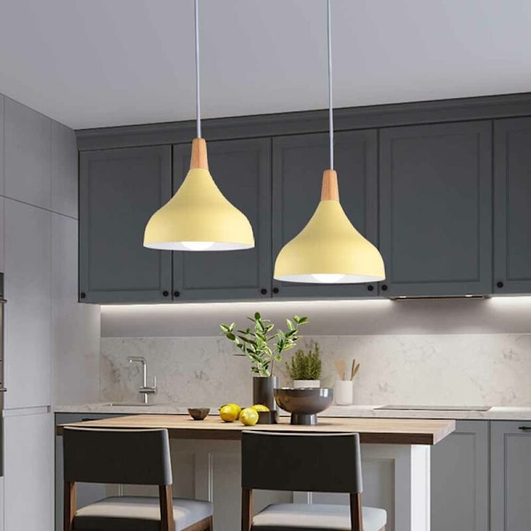 Modern taklampa semi flush mount pendellampa kreativ ljuskrona för sovrum kök kontor guld 6 lampor