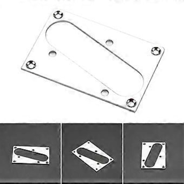 Monteringsringar för gitarrpickup, platt gitarrstall, halspickup-skydd, pickup-ram