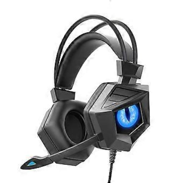 Kablet Gaming Headset med Mikrofon til Switch PC Computer Laptop Hovedtelefon B
