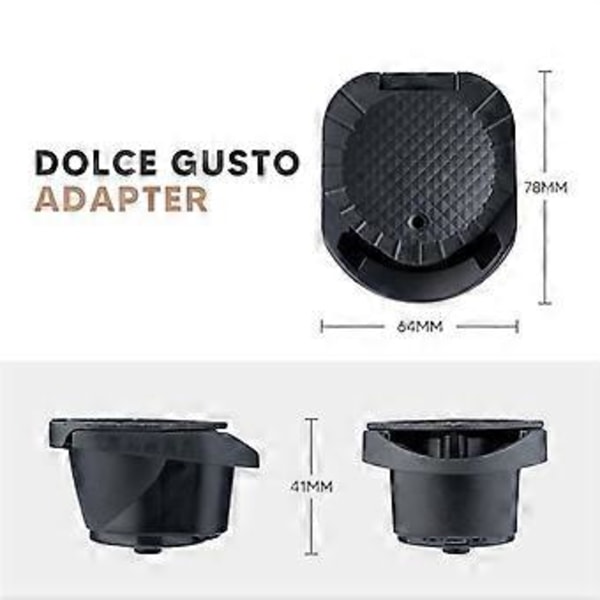 Kapseladapter til kapsler Konverter Crema Lav til kaffemaskine Piccolo Xs Genio 2B