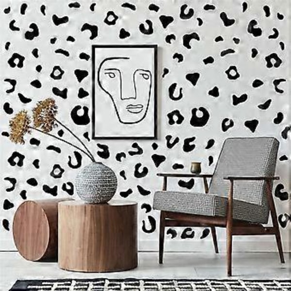 10 Ark Polka Dot Stickers Oregelbundna Polka Dot Väggdekaler Hem Barnkammare Väggkonst Skala och Fäst Väggdekor