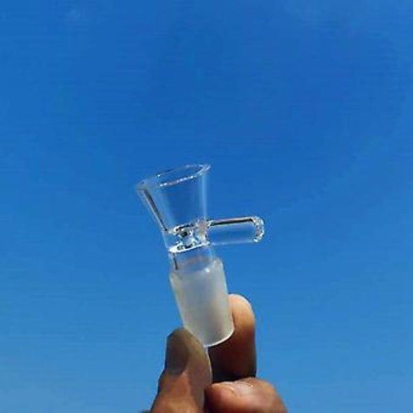3 Stycken Glas Tratt Glas Skål Adapter Manuell Klar Diskställ Klar Hållbar Glas Tratt Skål