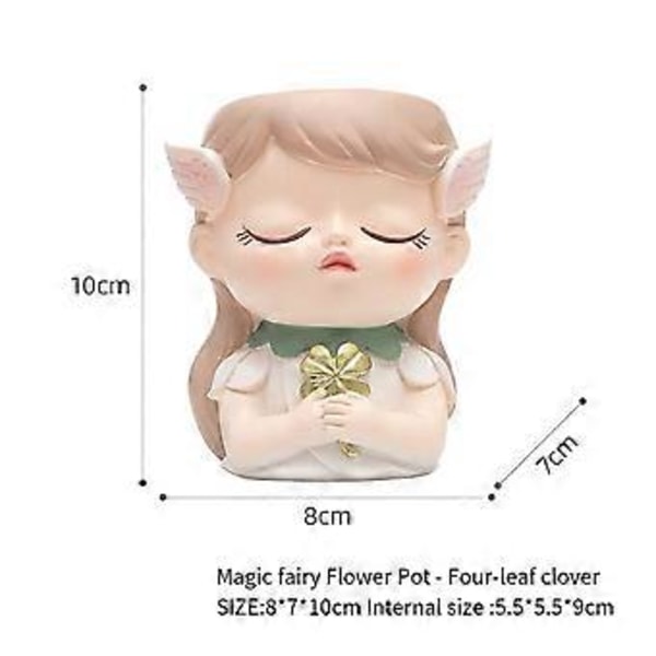 Silikoneform Blomsterfe Bøn Blomsterpotte Resin Gips Krystal Dryppende Lim Værktøj DIY Håndlavede Håndværk Hvid