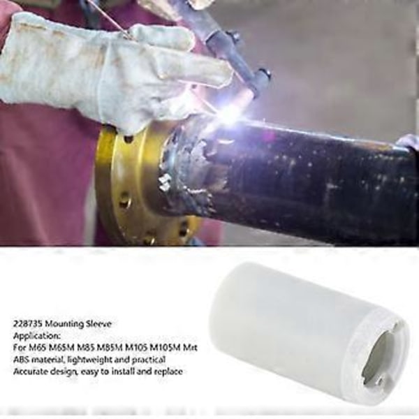 228735 Monteringsmuffe ABS Plastik Installationsmuffe Rørhus Udskiftning til M65 M65M M85 M85M M105 M105M Mrt