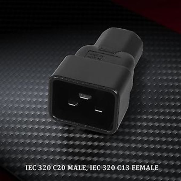 Beige Farve Iec 320 C13 Til C20 Ac Adapter, Iec 15a Til 10a, 16a Til 10a Ac Konverter, c20 16a Til C13 10
