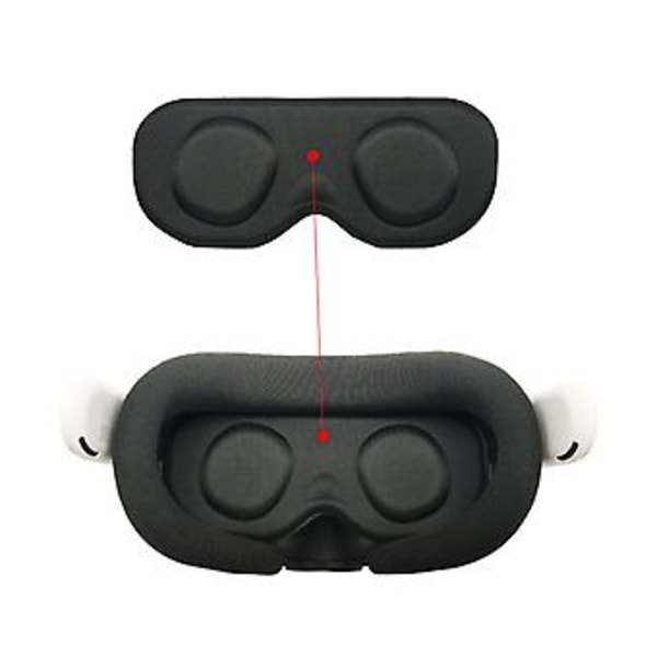 Suojalinssinsuojus Meta Quest 3 VR -korvausosalle, naarmuuntumista estävä silmäpehmuste