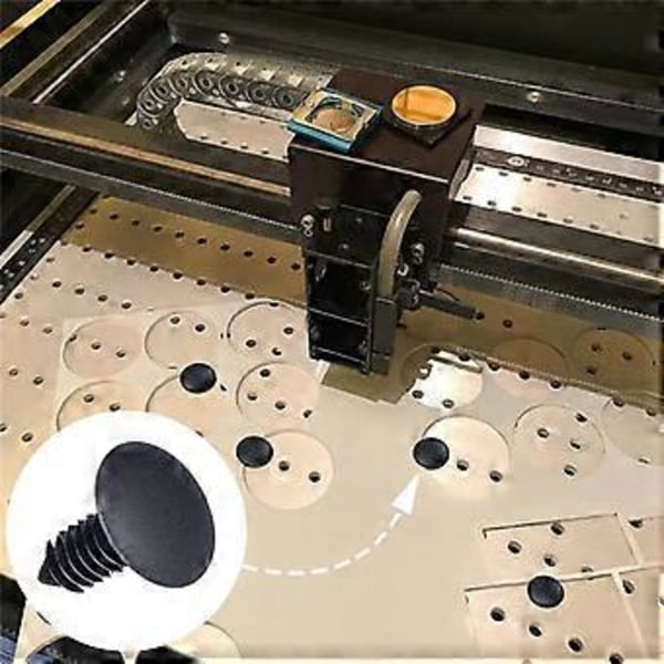 100 stk. 7,5-8 mm Honeycomb Pins Honeycomb laser-seng Hold Down Pins Honeycomb Fixing Needle laser-Graver Tilbehør