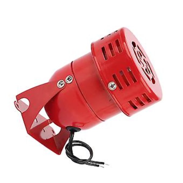 220V 120DB Röd Mini Metall Motor Alarm Industriellt Ljud Elektrisk Stöldskydd MS-190