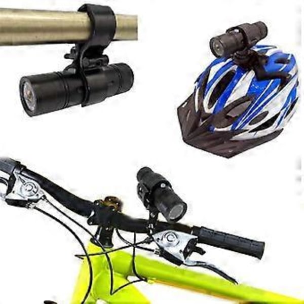 Kompakt Utomhuskamera för Extremsport - Hjälmkamera för Cykling, Kamerabildinspelare för Bilkörning med Vidvinkelobjektiv