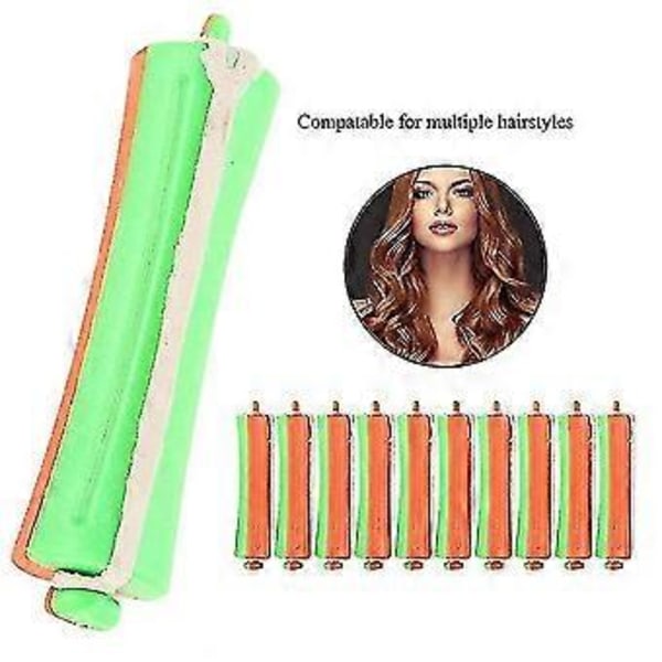 Hiusrullat, 80 kpl hiusrullia aaltoileva lämpöpermanenttirulla 1-8 kokoa hiusklipsi kihartimet kampaamotyökalu