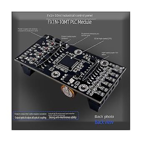 Fx1n-10mt Indrial Board Modul Ingång / Utgång Med Styrskena Relämodul