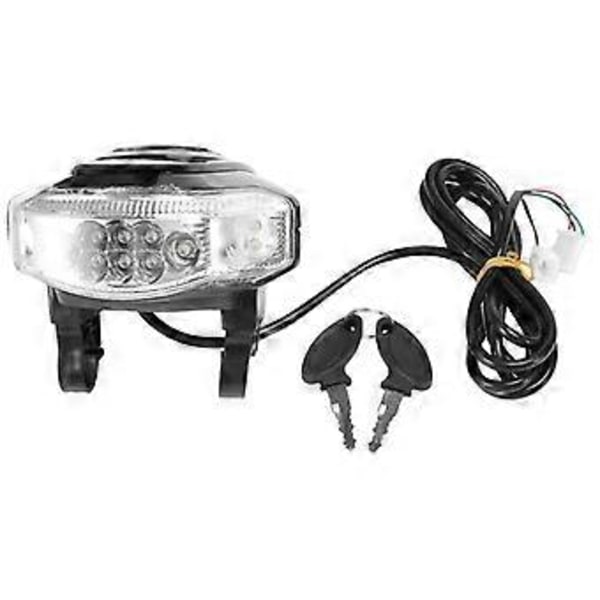 60V Angel Eyes LCD Lys Hastighedsdisplay Batteri Horn Spotlight Forlygte Kontakt Nøgle til Citycoco Elektrisk Scooter