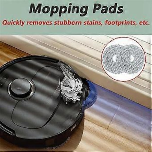 Reservedele til Qrevo Master/ P10s Pro V20 Støvsuger HEPA-filtre Moppeklude Pads Støvsugerposer