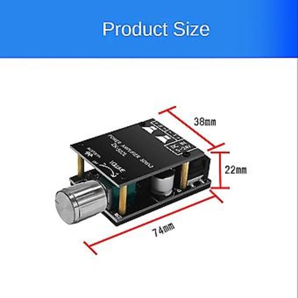 -502l Modul 5.0 Tand 2 X 50w Digital Forstærker Board Hifi 2.0 Forbedring