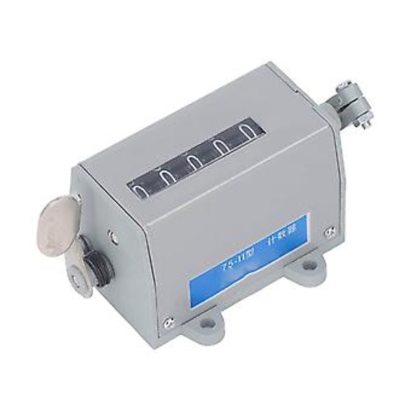 Handdragen Räknare Industriell 5-siffrig RPM Maskin Manuell Mekanisk Räknare 220V