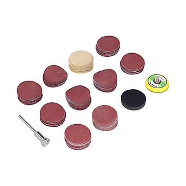 203 Delars Slippappersset, 2 tum, 80-3000 Korn, Slippapperskit för Järn, Trä, Plast - Högkvalitativt Sandpapper för DIY & Professionellt Bruk