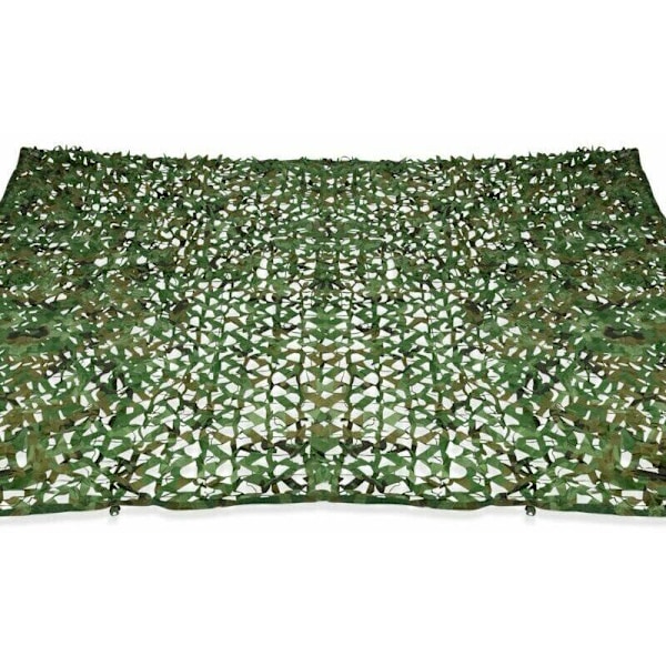 Rectangular shade sail design camouflage shade 3x5 M green trellis