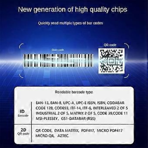 GM808-Q Skannermodul Global Skannemotor Strekkode QR-kode Lesemodul Ekstremt Liten Kodeskanningsmodul