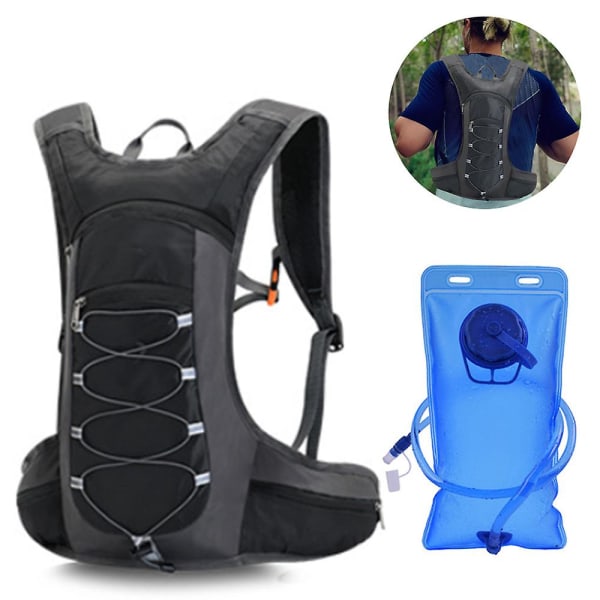 Hydration Pack med vattenblåsa - den här ryggsäcken håller dig sval och perfekt för sporter av löpning Vandring Camping Klättring Cykling