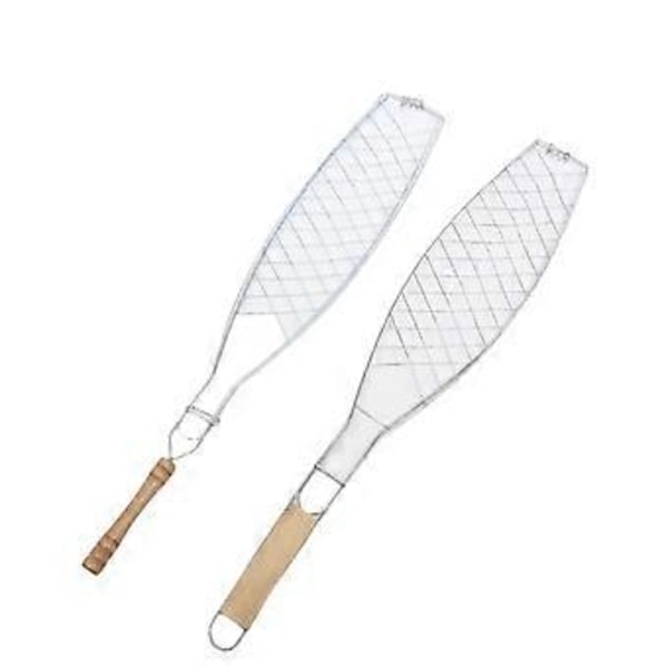 Fiskegrilltang, Ergonomisk, Fladt Håndtag, Simpel Grilltang, Bærbar Fiskegrill