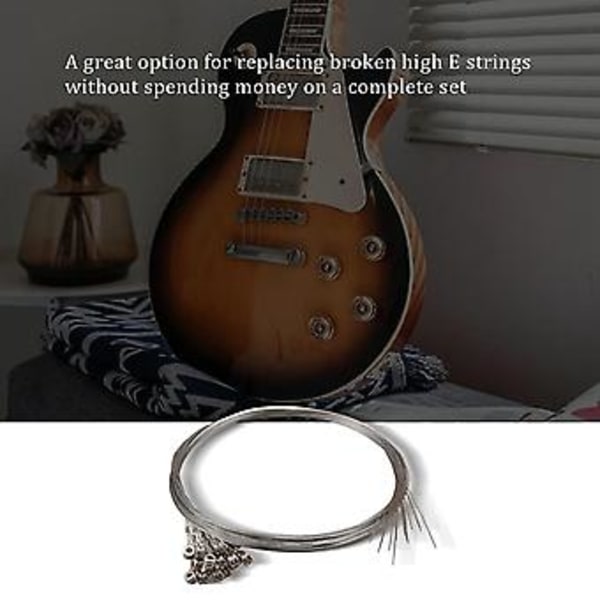 20x Enkel Elektrisk Guitarstreng Bulk .011 Høj E (medium) 11 Gauge