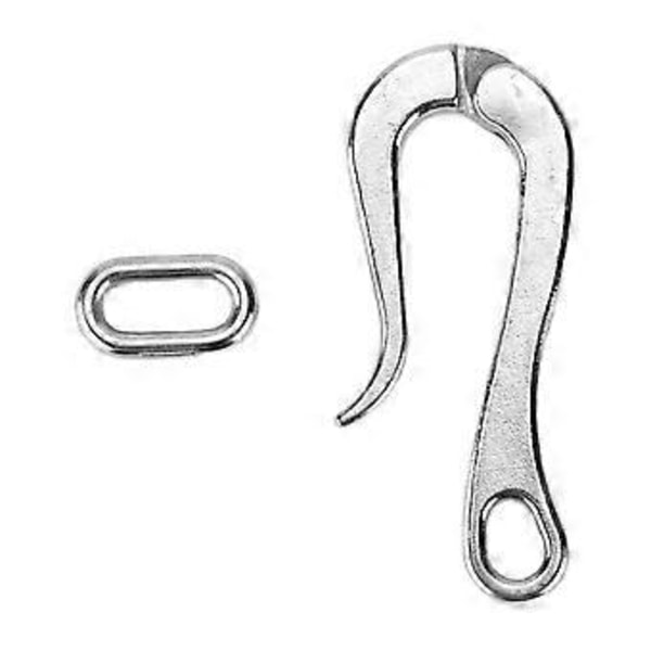 4in Pelican Hook 316 Rustfrit Stål Poleret Rustbeskyttet Båd Hardware Tilbehør
