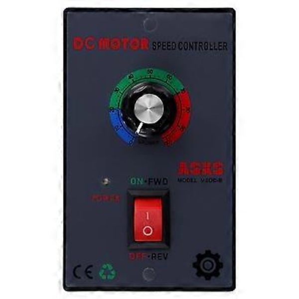 Børstet DC Motor Hastighetskontroller Regulator PWM DC 12V 24V 36V for 775 795 Girmotor Elektriske Deler DC12V-60 10A