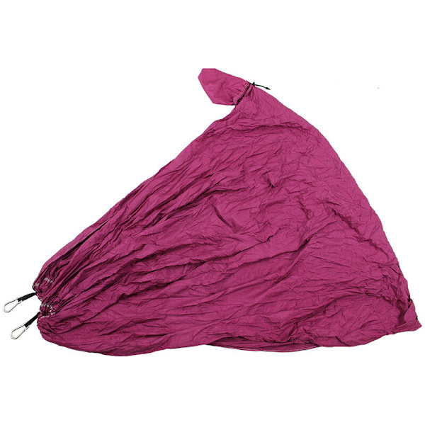 2 Bärbar Fallskärmshängmatta för Utomhuscamping (Lila) 270 x 140 cm