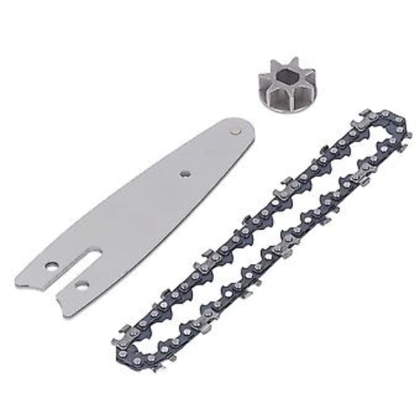Moottorisahan ketjupyörä, 129 mm moottorisahan ohjainlevy tuuman moottorisahan ohjainlevy moottorisahan ketju pidennetty kestävyys